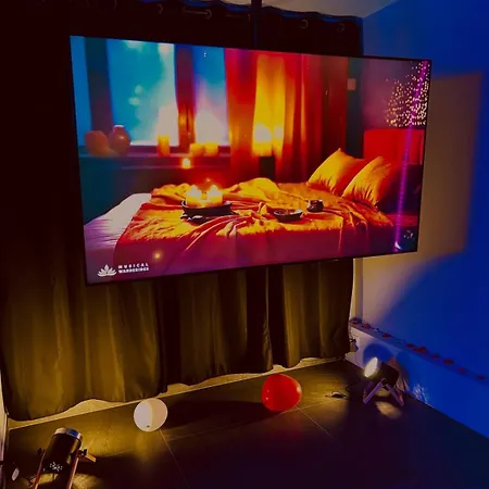 Escapade Romantique Jacuzzi & Sauna Prives アパート エンツハイム